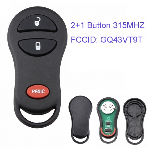 MK320025 2+1 Button 315MHZ Remote Control for C-hrysler Jeep Grand Cherokee GQ43VT9T