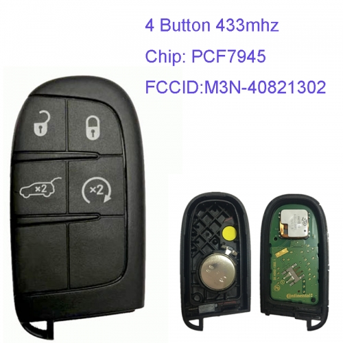 MK300035 Original 4 Button 433mhz Smart Remote Key for Jeep Auto Car Key Fob PCF7945 M3N-40821302