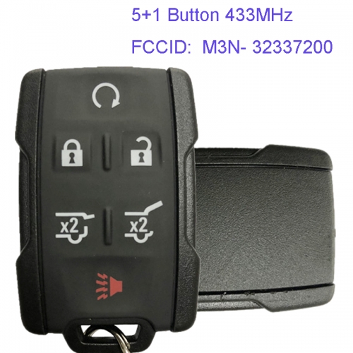 MK290013 Original 5+1 Button 433MHz Smart Remote Key for GMC YUKON M3N- 32337200 Remote Car Key Fob Keyless Entry