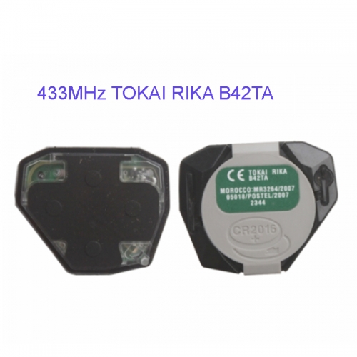 MK190080 3 Button 434MHZ Remote Key Chip for T-oyota 2005-2008 Hilux TOKAI RIKA B42TA EU-309