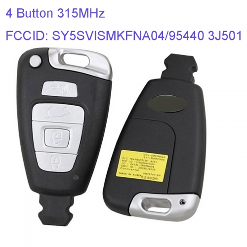 MK140019 4 Button 315MHz Smart Key Remote Control for H-yundai Veracruz 95440 3J501 Car Key Fob