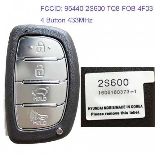 MK140101 4 Button 433MHz Smart Key for H-yundai Tucson 2015 Car Key Fob Remote 95440-2S600 TQ8-FOB-4F03