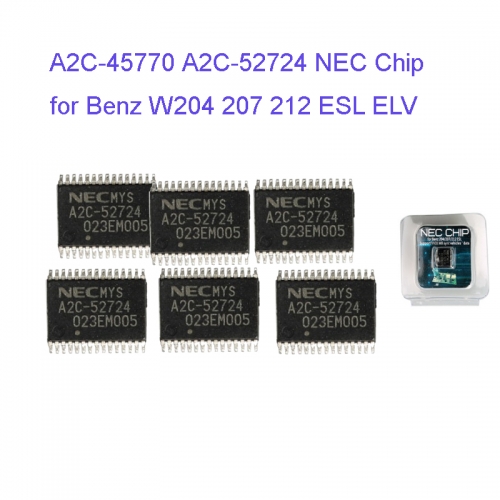 FC300084 A2C-45770 A2C-52724 NEC Chip Transponder for Benz W204 207 212 ESL ELV Car Key Chip Replacement