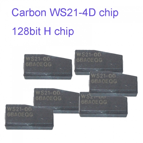 FC300038 Blank key Carbon WS21-4D chip 128bit H chip Transponder Car Key Chip Replacement