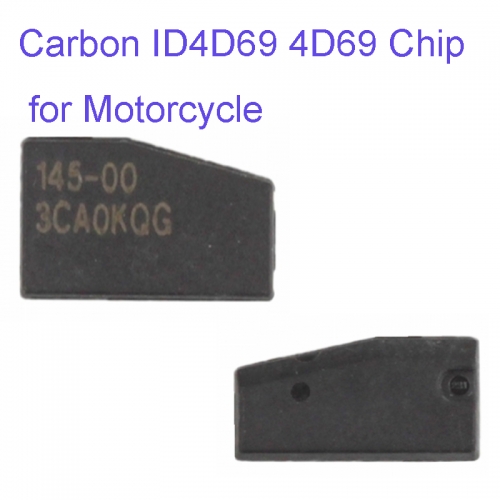 FC300034  Blank key Carbon ID4D69 4D69 Transponder for Motorcycle Key Chip Replacement