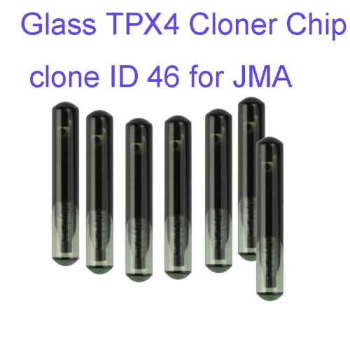 FC300053 Glass TPX4 Cloner Chip clone ID 46 Transponder for JMA Car Key Chip Replacement