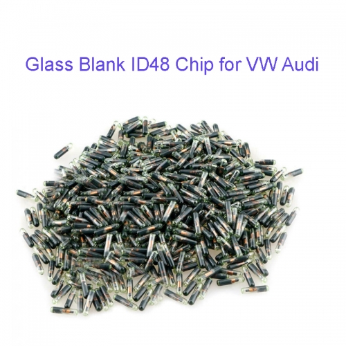 FC300071 Glass Blank ID48 Chip Transponder for VW Audi Car Key Chip Replacement