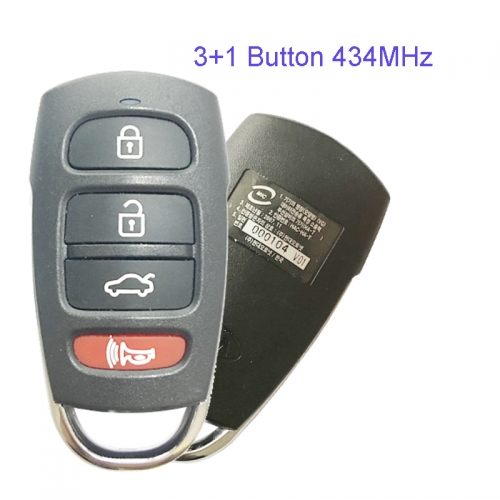 MK130101 3+1 Button 434MHz Remote Car Key for KIA Remote Key Fob
