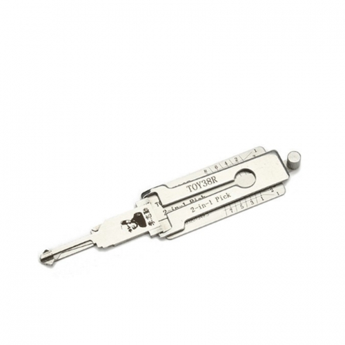 KT00005 TOY38R 2 in 1 Car Door Lock Pick Decoder Unlock Tool for T-oyota Locksmith Tools