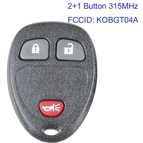MK280034 2+1 Button 315MHz Remote Key for Chevrolet Uplander KOBGT04A Car Key Fob Remote USA