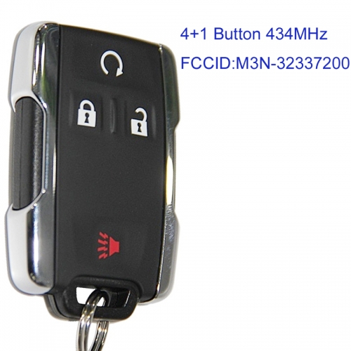 MK280048 3+1 Button 434MHz Keyless Smart Key for Chevrolet SILVERADO 1500 Car Key Fob Remote M3N-32337200
