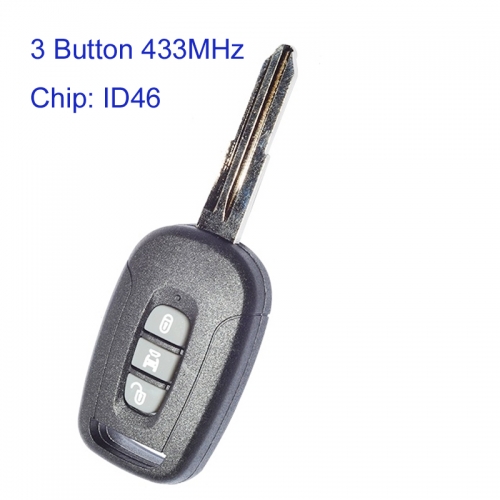MK280043 3 Button 433MHz Remote Key for Chevrolet Captiva 2006 2007 2008 2009 2010 Car Key Fob Remote with ID46 Chip