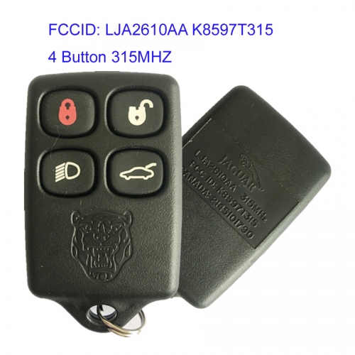 MK500012 4 Button 315MHZ Keyless Remote Key for J-aguar Remote Auto Car Key Fob LJA2610AA K8597T315