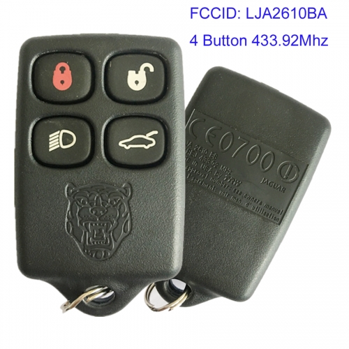 MK500013 4 Button 433.92Mhz Keyless Remote Key for J-aguar XJ8 XK8 Remote Auto Car Key Fob LJA2610BA
