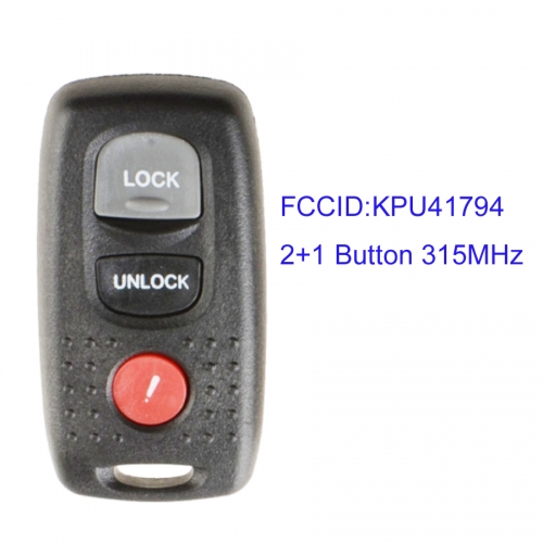 MK540040 2+1 Button 315MHz Remote Key Control for Mazda 3 6 MPV Protege 5 Transmitter Alarm Beeper Clicker  Auto Car Key Fob KPU41794