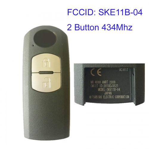 MK540030 2 Button 434Mhz Smart Key Control for Mazda CX7 M-itsubishi system Remote Auto Car Key Fob SKE11B-04 EJY2-67-5RY