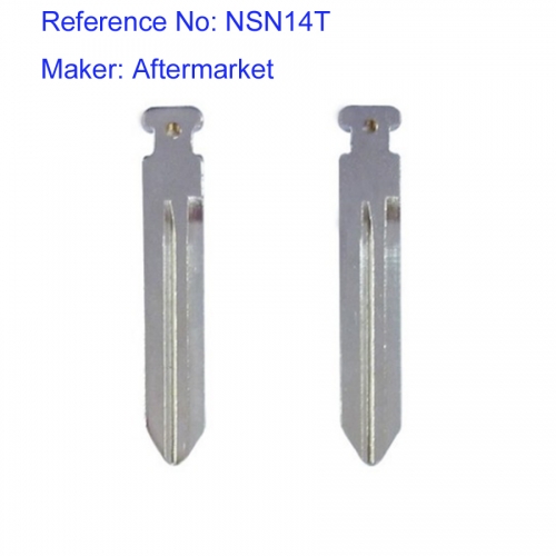 FS210002 Emergency Remote Key Blade NSN14T for N-issan Qashqai Micra