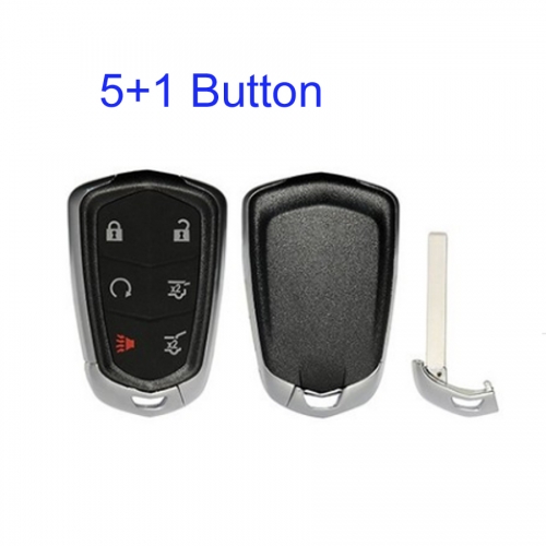 FS340007 5+1 Button Remote Key Cover Shell for C-adillac keyless Go Key