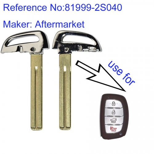 FS140015 Emergency Insert Key Blade Blades for H-yundai Auto Car Key Blade 81999-2S040