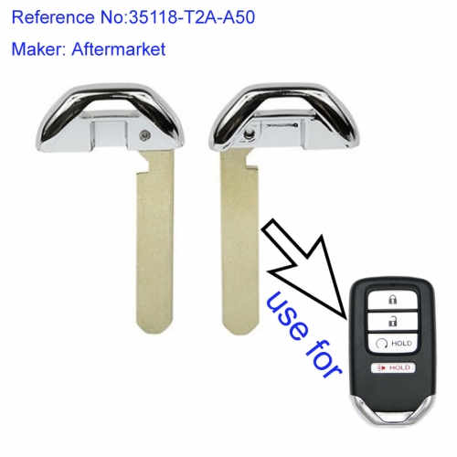 FS180002 Emergency Insert Key Blade Blades for H-onda Auto Car Key Blade 35118-T2A-A50