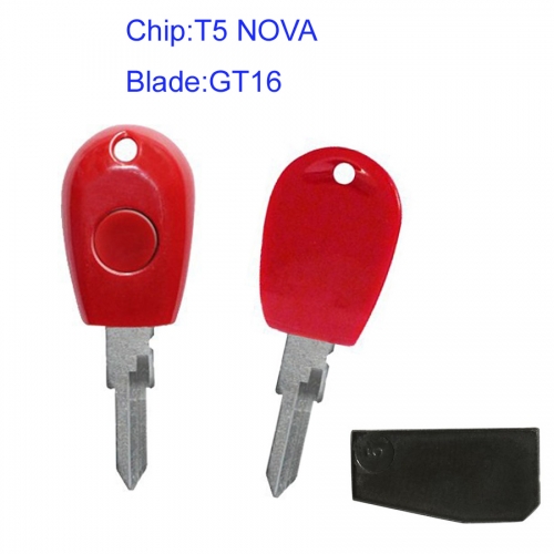 MK440005 Head key Transponder Key for Alfa Romeo Auto Car Key with GT16 Blade and T5-2 Chip