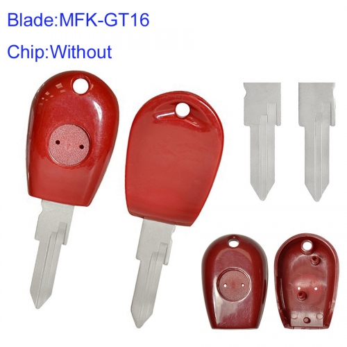 FS440007 Red Key Shell House Cover Head Key with MFK-GT16 Blade for Alfa Romeo without chip
