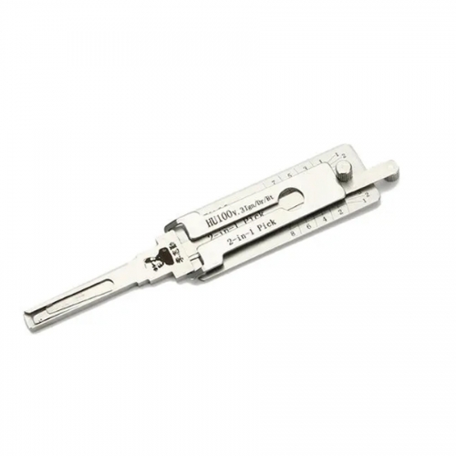 KT00015 Lishi HU100 V.3 2 in 1 Car Door Lock Picks Decoder Unlock Tool for V-auxhall  Locksmith Tools