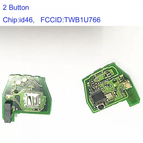 MK210096 2 Button Remote Key PCB Panel for N-issan X Trail Auto Car Key Fob TWB1U766 id46 PCF7961 Chip