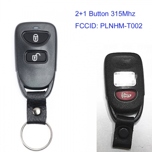 MK140139 2+1 Button 315Mhz Remote Key for H-yundai Santa Fe Accent Auto Car Key PLNHM-T002