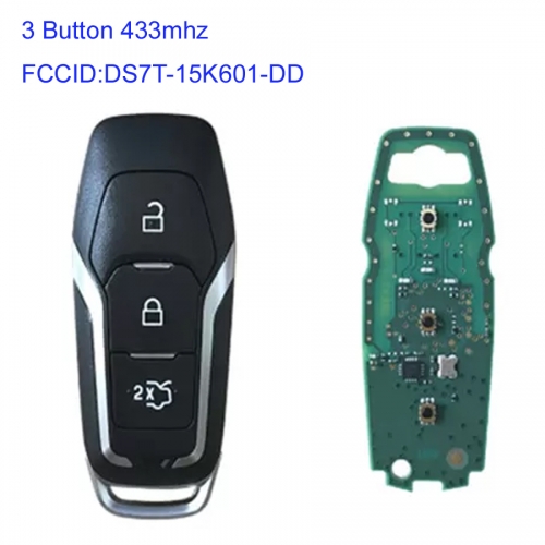 MK160105 3 Button 433mhz Smart Key for Ford Galaxy S-Max Mondeo DS7T-15K601-DD Auto Car Key Keyless Go Key