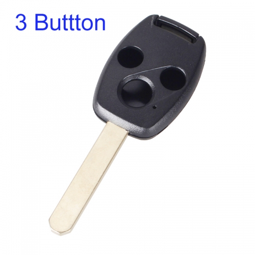 FS180005 3 Button Head Key Control Shell Case  for H-onda Fit Auto Car Key Replacement
