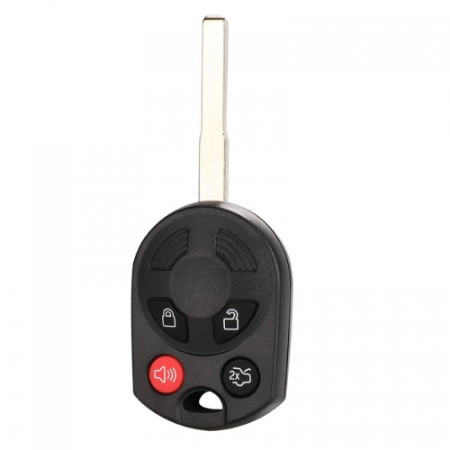 FS160010 3+1 Button Head Key Remote Control Shell Case Cover for F-ord Auto Car Key Replacement