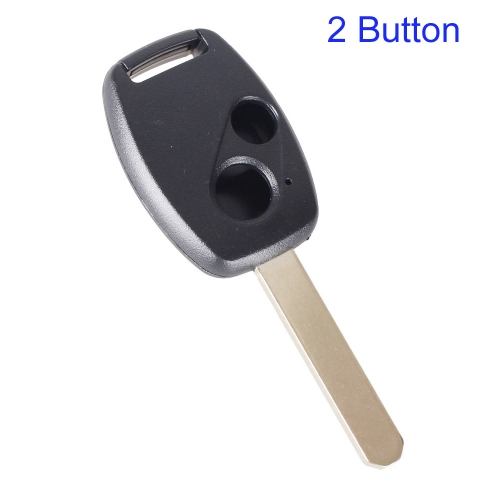 FS180004 2 Button Head Key Control Shell Case  for H-onda Fit Auto Car Key Replacement
