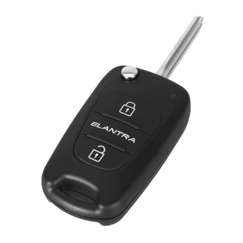 FS140022 2 Button Flip Key Shell Case  for H-yundai Elantra Auto Car Remote Key Replacement