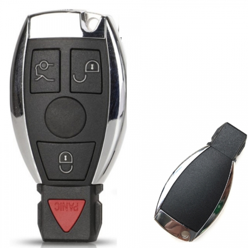 FS100016 3+1 Button Smart Key Cover Case Fit For Benz BGA Remote Key Cover Replacement