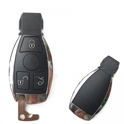 FS100015 3 Button Smart Key Cover Case Fit For Benz BGA Remote Key Cover Replacement