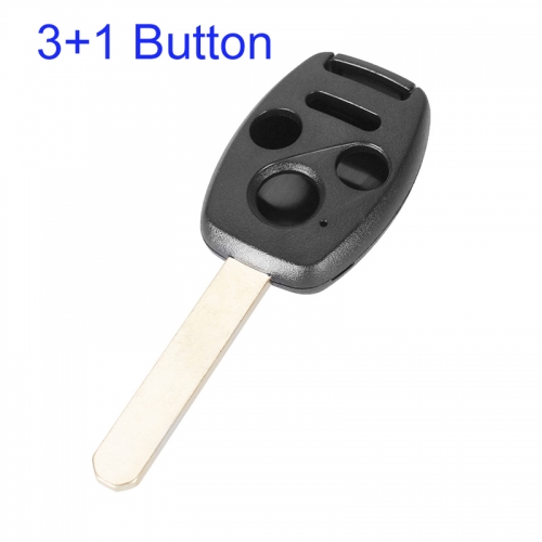 FS180006 3+1 Button Head Key Control Shell Case  for H-onda Fit   O-dyssey Auto Car Key Replacement
