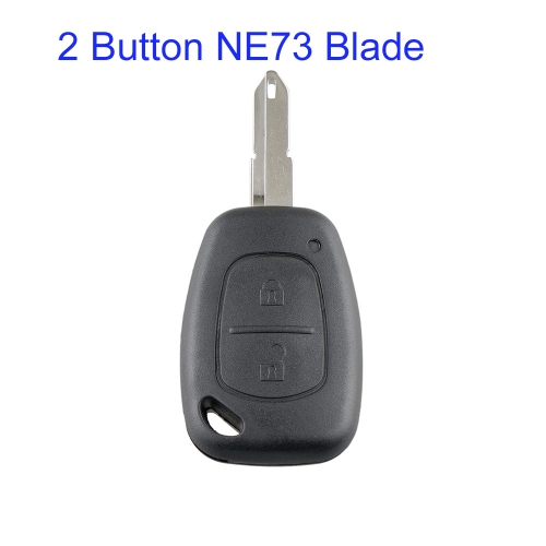 FS230011 2 Button Head Key Remote Key Shell Cover Case  for R-enault Auto Car Key Cover Replacement with NE73 Blade