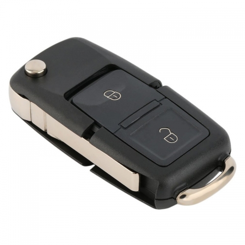 FS120009 2 Button Flip Key Shell Cover Case for VW B5 Passat Golf 2 Auto Car Key Replacement