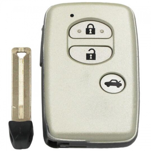 FS190040 3 Button Smart  Key Cover Shell Case for T-oyota Camry Smart Key Auto Car Key Replacement