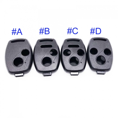 FS180024 #A #B #C #D Button Remote Key Head Key Shell  Head Case Cover  for H-onda Auto Car Key Replacement without chip No pcb