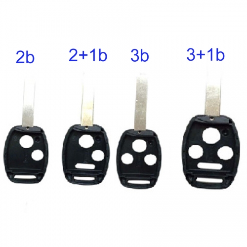 FS180034 2/2+1/3/3+1 Button Head Key Shell Cover for H-onda Auto Car Key with Blade Replacement