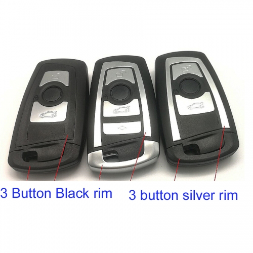 FS110021 3/4 Buttons Remote Car Key Shell Case Fit For BMW 3 5 Car Key Cover Replacement