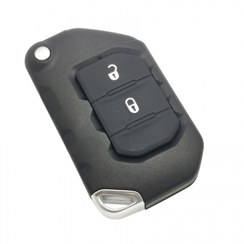 FS300002 2 Button Remote Key Smart Key Control Shell Lid for Jeep  Car Key Cover Replacement