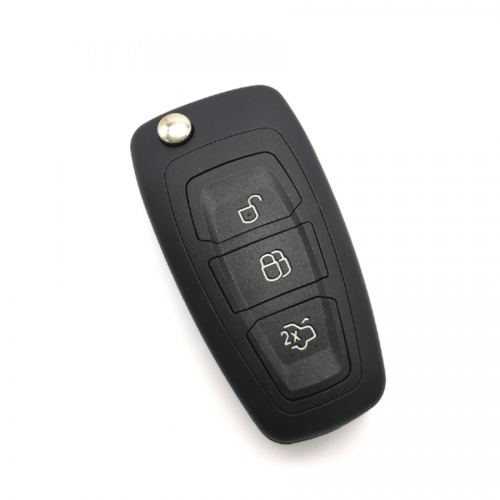 FS160022 3 Button Remote Key Flip Key Cover Shell Case for Ford AUTO Car Key Case Replacement