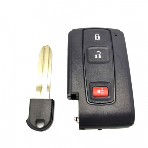 FS190059 2+1 Button Smart Key Cover Shell Case for T-oyota Crown Smart Key Auto Car Key Replacement