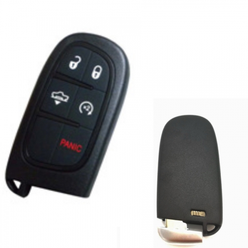 FS320026 4+1 Button Smart Key Remote Control Key Shell Case  for C-hrysler Auto Car Key  Fob Housing Replacement