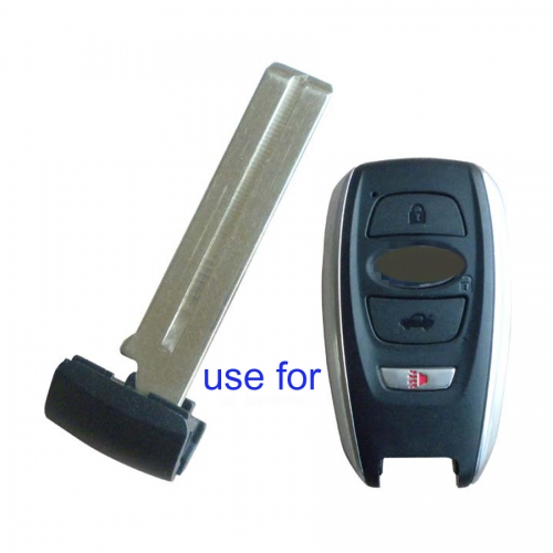 FS450007 Blade Key Emergency Key  Fit For Subaru Smart Car Key Cover Replacement