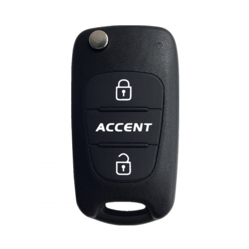 FS140055 3 Button Key Fob Remote Key Control Shell Case for H-yundai  ACCENT Auto Car Key with Blade