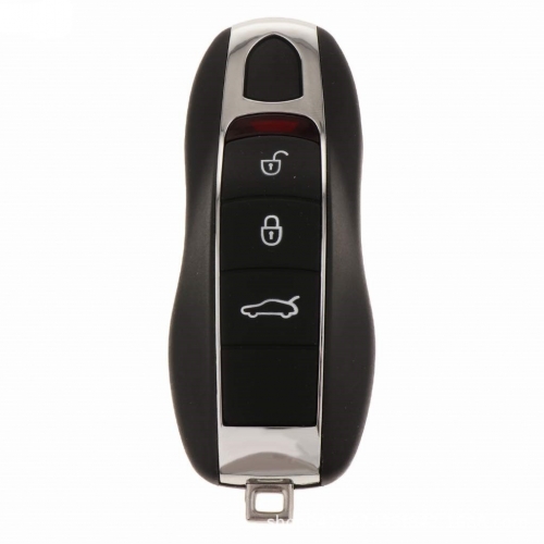 FS470009 3 Button  Remote Key Shell Case Cover for P-orsche Macan Auto Car Key Replacement